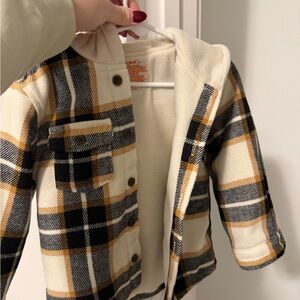 Toddler plaid Fleece Jacket